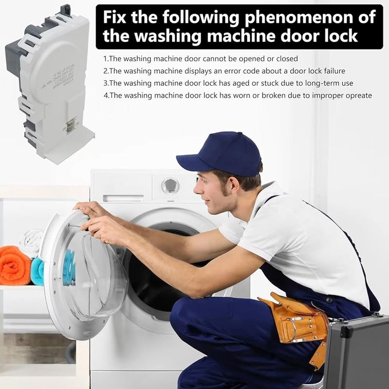 استبدال قفل باب غسالة GE WH01X29528 متوافق مع GFW550SSN1WW AP6985313 - Image 5